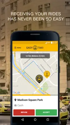 Easy Taxi Driver android App screenshot 2